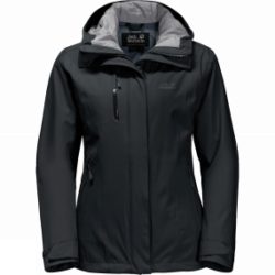 Jack Wolfskin Womens Troposphere Jacket Black/Dark Iron